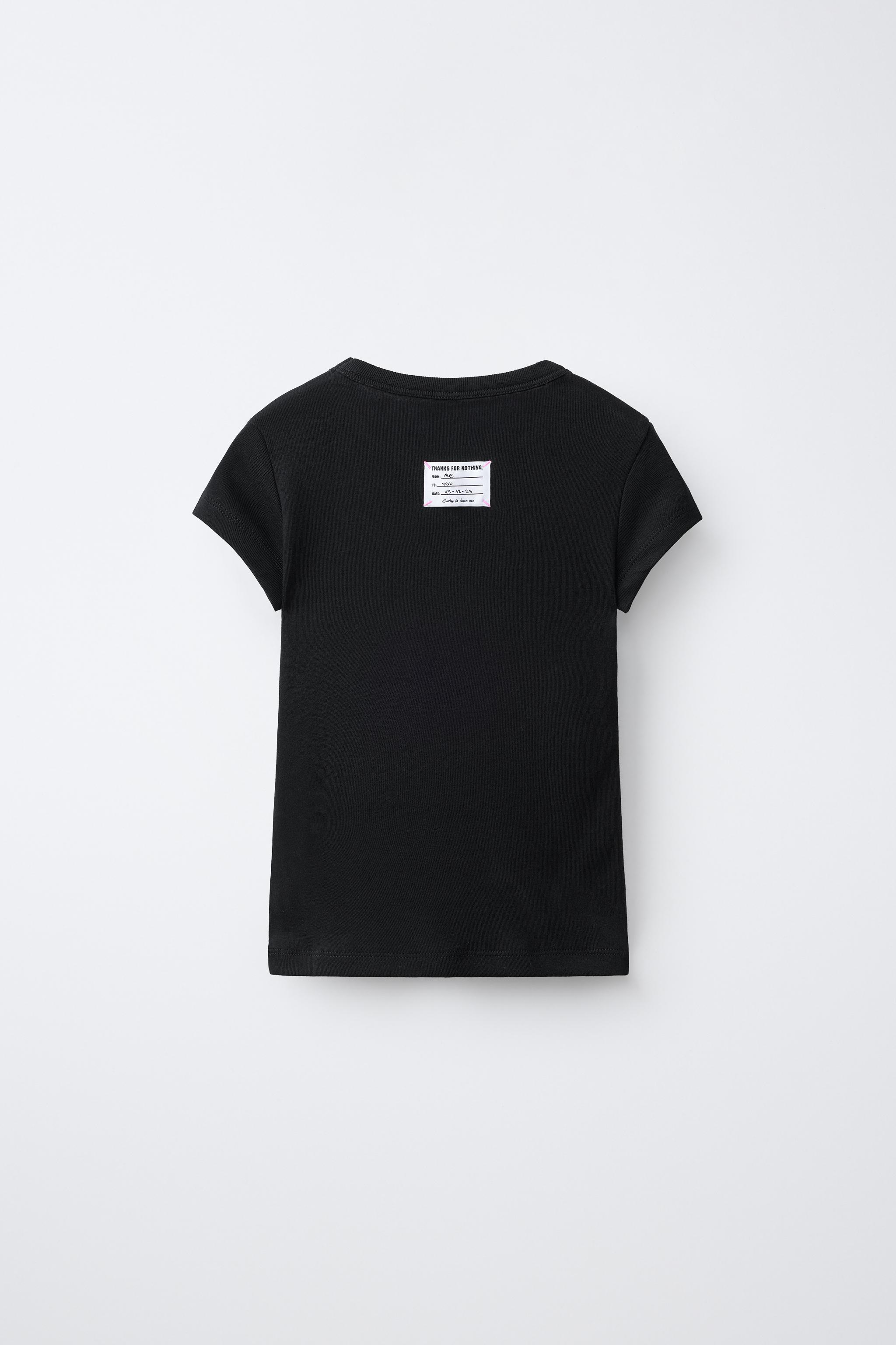 TEXT PRINT T-SHIRT
